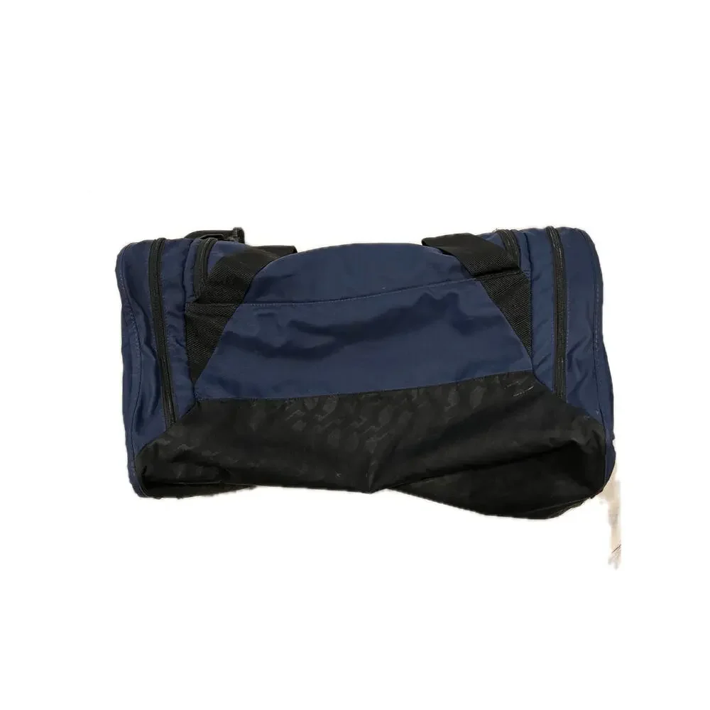 Nike Brasilia 9.5 Blue Black Medium 60L Duffel Gym Bag